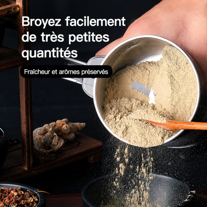 Le Broyeur Haute Précision Inox 500W – Édition Prestige 2026 (Certification Suisse)