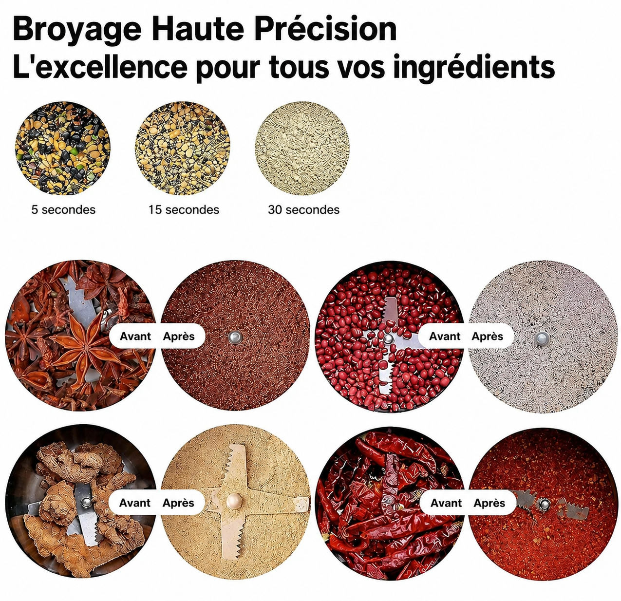 Le Broyeur Haute Précision Inox 500W – Édition Prestige 2026 (Certification Suisse)